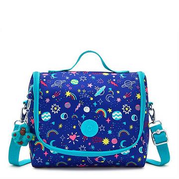 Kipling New Kichirou Printed Lunch Bag Tassen Donkerblauw | NL 1282HA